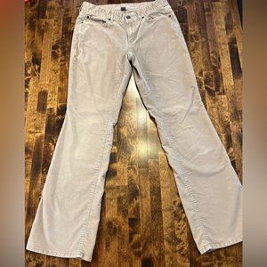 Eddie Bauer curvy boot cut tan corduroy jeans size 6